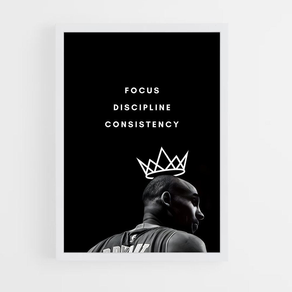 Poster Le Roi Mamba – affiche Basketball (vue 3)